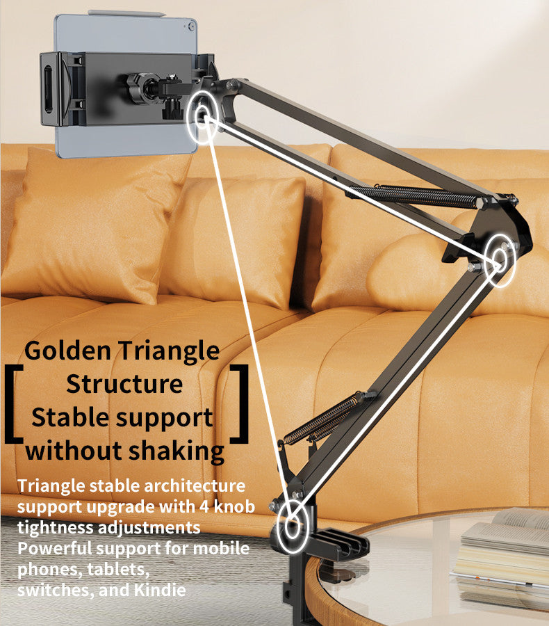 YESIDO C296 360° Adjustable Multi-Directional Folding Shaft Phone Holder | Desktop Lazy Stand YESIDO C296 360° Adjustable Multi-Directional Folding Shaft Phone Holder | Desktop Lazy Stand